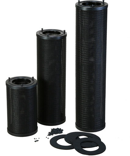 25-200 filtri a carboni attivi CTIP, con ø da 6-7 mm, in alluminio conico +  tubo per joint e adesivo (100 pezzi) (confezione in lingua italiana non  garantita) : : Giardino e giardinaggio