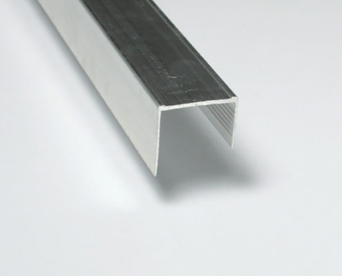 Profilo ad U in alluminio 30 mm.